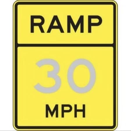 Accuform SPEED LIMIT SIGN RAMP   MPH 30 X FRW74025HP FRW74025HP
